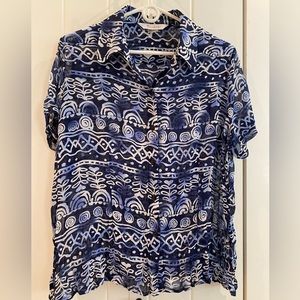 TanJay batik patterned blouse
